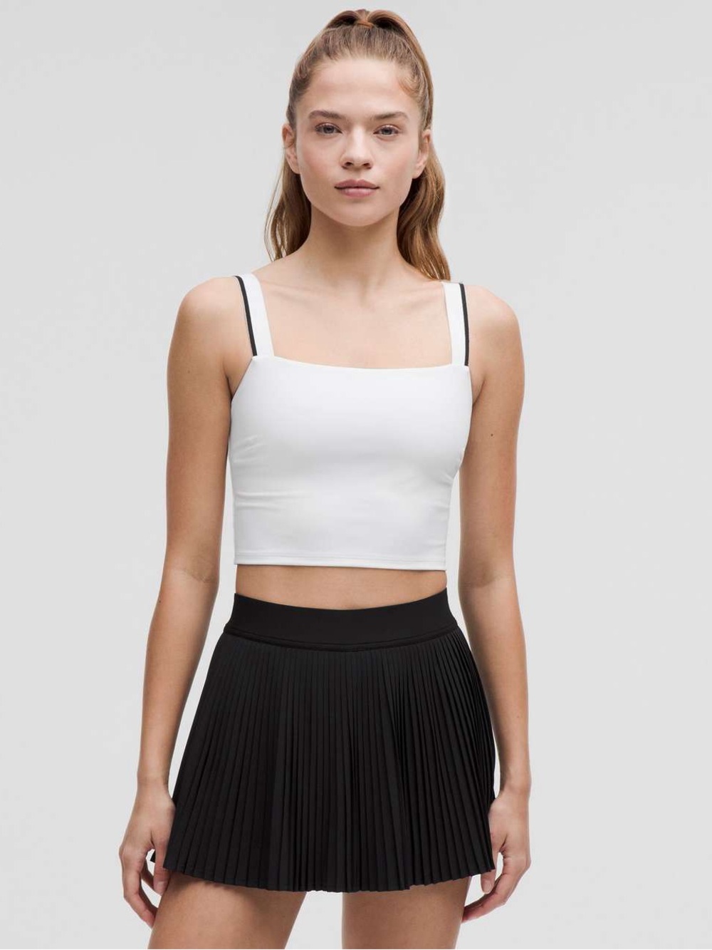 Lululemon Square-Neck Cropped Tennis Tank Top* Medium Support, B/C Cup